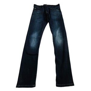 Lucky Brand 110 Slim Jeans Mens W30 L32 Dark Wash Denim Core Cruise